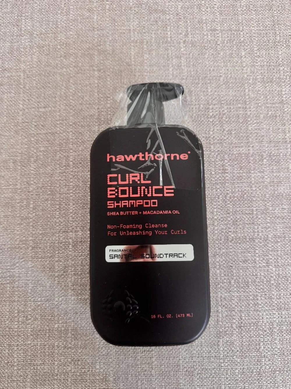 Hawthorne Curl Bounce Shampoo Santal Soundtrack Shea Butter Macadamia Oil 16oz